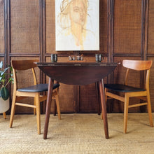 Load image into Gallery viewer, VINTAGE ROUND DROPSIDE KITCHEN / DINING TABLE BY MELCHAIR