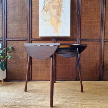 Load image into Gallery viewer, VINTAGE ROUND DROPSIDE KITCHEN / DINING TABLE BY MELCHAIR