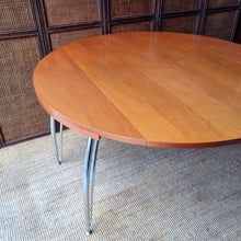 Load image into Gallery viewer, VINTAGE ITALIAN ROUND DROPSIDE DINING TABLE