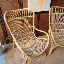 Load image into Gallery viewer, YAMAKAWA C110 HIGHBACK CANE ARMCHAIRS. PRICE IS EACH. ONE LEFT!
