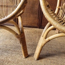 Load image into Gallery viewer, YAMAKAWA C110 HIGHBACK CANE ARMCHAIRS. PRICE IS EACH. ONE LEFT!