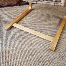 Load image into Gallery viewer, VINTAGE IKEA ÖLAND WICKER CANTILEVER BENTWOOD ARMCHAIR