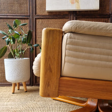 Load image into Gallery viewer, VINTAGE MODULE SWIVEL LEATHER ARMCHAIR