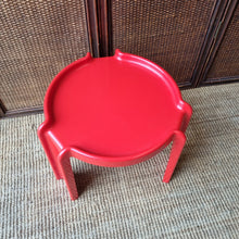 Load image into Gallery viewer, VINTAGE RED KARTELL SIDE TABLE