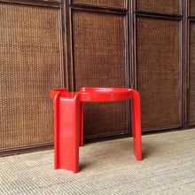 Load image into Gallery viewer, VINTAGE RED KARTELL SIDE TABLE
