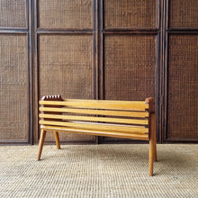 Load image into Gallery viewer, MID CENTURY ATOMIC TIMBER PLANTER