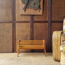 Load image into Gallery viewer, MID CENTURY ATOMIC TIMBER PLANTER