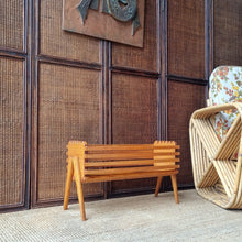 Load image into Gallery viewer, MID CENTURY ATOMIC TIMBER PLANTER