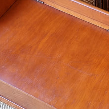 Load image into Gallery viewer, MID CENTURY SOLID MYRTLE BLANKET/ STORAGE BOX