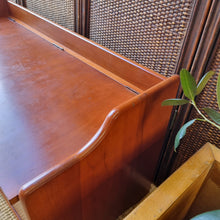 Load image into Gallery viewer, MID CENTURY SOLID MYRTLE BLANKET/ STORAGE BOX