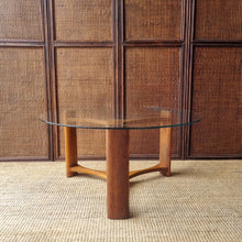 Load image into Gallery viewer, MID CENTURY VINTAGE TH BROWN RONDO COFFEE TABLE
