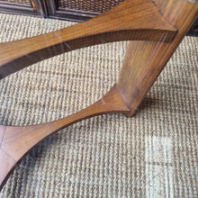 Load image into Gallery viewer, MID CENTURY VINTAGE TH BROWN RONDO COFFEE TABLE