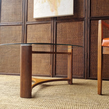 Load image into Gallery viewer, MID CENTURY VINTAGE TH BROWN RONDO COFFEE TABLE