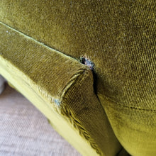 Load image into Gallery viewer, VINTAGE VELOUR ARMCHAIR