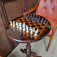 Load image into Gallery viewer, ANTIQUE CHESS / WINE TABLE