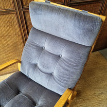 Load image into Gallery viewer, SCANDI STYLE BENTWOOD CANTILEVER ARMCHAIR