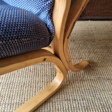 Load image into Gallery viewer, SCANDI STYLE BENTWOOD CANTILEVER ARMCHAIR