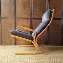 Load image into Gallery viewer, SCANDI STYLE BENTWOOD CANTILEVER ARMCHAIR