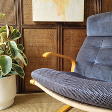 Load image into Gallery viewer, SCANDI STYLE BENTWOOD CANTILEVER ARMCHAIR
