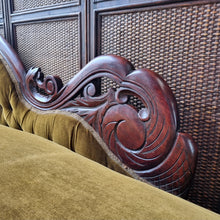 Load image into Gallery viewer, ANTIQUE CEDAR CHAISE LOUNGE DAY BED