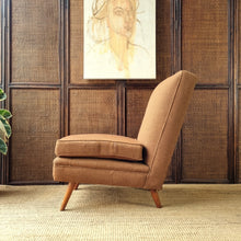 Load image into Gallery viewer, 2 MID CENTURY 'SLIPPER' CHAIRS. PRICE IS EACH.