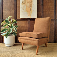 Load image into Gallery viewer, 2 MID CENTURY 'SLIPPER' CHAIRS. PRICE IS EACH.