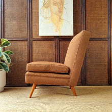 Load image into Gallery viewer, 2 MID CENTURY 'SLIPPER' CHAIRS. PRICE IS EACH.
