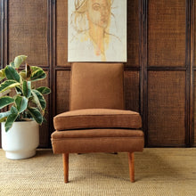 Load image into Gallery viewer, 2 MID CENTURY 'SLIPPER' CHAIRS. PRICE IS EACH.