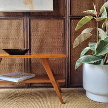 Load image into Gallery viewer, MID CENTURY SOLID HARDWOOD COFFEE TABLE