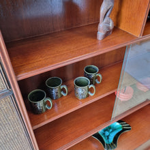 Load image into Gallery viewer, MID CENTURY SOLID HARDWOOD WALL UNIT ROOM DIVIDER BY SUNSHINE CABINETS.