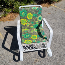 Load image into Gallery viewer, VINTAGE MID CENTURY OUTDOOR ROCKING CHAIR