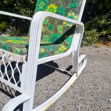 Load image into Gallery viewer, VINTAGE MID CENTURY OUTDOOR ROCKING CHAIR