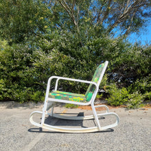 Load image into Gallery viewer, VINTAGE MID CENTURY OUTDOOR ROCKING CHAIR