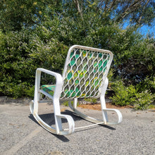 Load image into Gallery viewer, VINTAGE MID CENTURY OUTDOOR ROCKING CHAIR