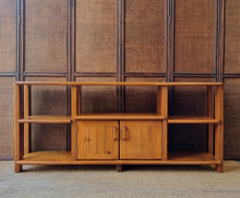 Load image into Gallery viewer, VINTAGE SOLID PINE ENTERTAINMENT UNIT