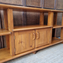 Load image into Gallery viewer, VINTAGE SOLID PINE ENTERTAINMENT UNIT