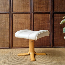 Load image into Gallery viewer, IMG NORDIC LEATHER OTTOMAN