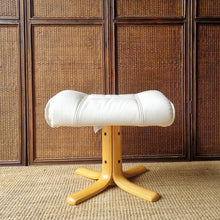 Load image into Gallery viewer, IMG NORDIC LEATHER OTTOMAN