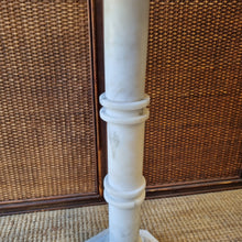 Load image into Gallery viewer, ALABASTER PEDESTAL STAND