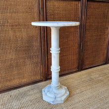 Load image into Gallery viewer, ALABASTER PEDESTAL STAND