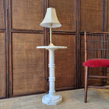 Load image into Gallery viewer, ALABASTER PEDESTAL STAND