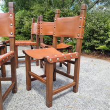 Load image into Gallery viewer, SPANISH REVIVAL CHAIRS. MADE IN AUSTRALIA. 8 AT $95 EACH.