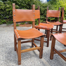 Load image into Gallery viewer, SPANISH REVIVAL CHAIRS. MADE IN AUSTRALIA. 8 AT $95 EACH.