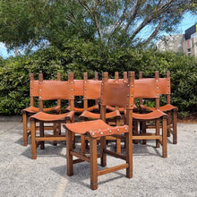 Load image into Gallery viewer, SPANISH REVIVAL CHAIRS. MADE IN AUSTRALIA. 8 AT $95 EACH.