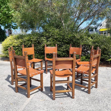 Load image into Gallery viewer, SPANISH REVIVAL CHAIRS. MADE IN AUSTRALIA. 8 AT $95 EACH.