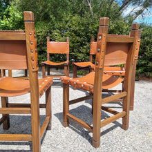 Load image into Gallery viewer, SPANISH REVIVAL CHAIRS. MADE IN AUSTRALIA. 8 AT $95 EACH.