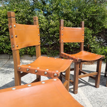 Load image into Gallery viewer, SPANISH REVIVAL CHAIRS. MADE IN AUSTRALIA. 8 AT $95 EACH.