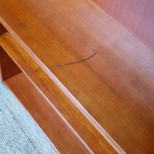 Load image into Gallery viewer, MID CENTURY SOLID HARDWOOD BOOKCASE