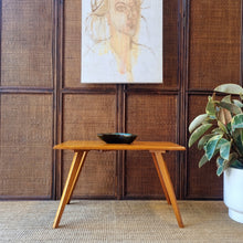 Load image into Gallery viewer, MID CENTURY SOLID HARDWOOD COFFEE TABLE