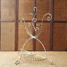 Load image into Gallery viewer, VINTAGE UNIQUE WROUGHT IRON PLANT STAND
